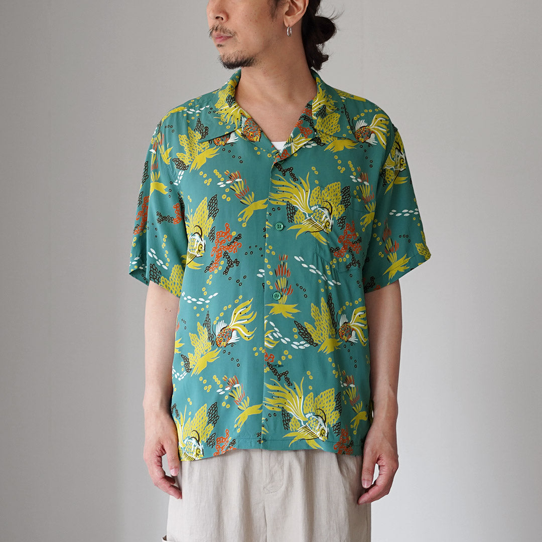 SUN SURF（サンサーフ） トロピカルフィッシュ アロハシャツ 日本製