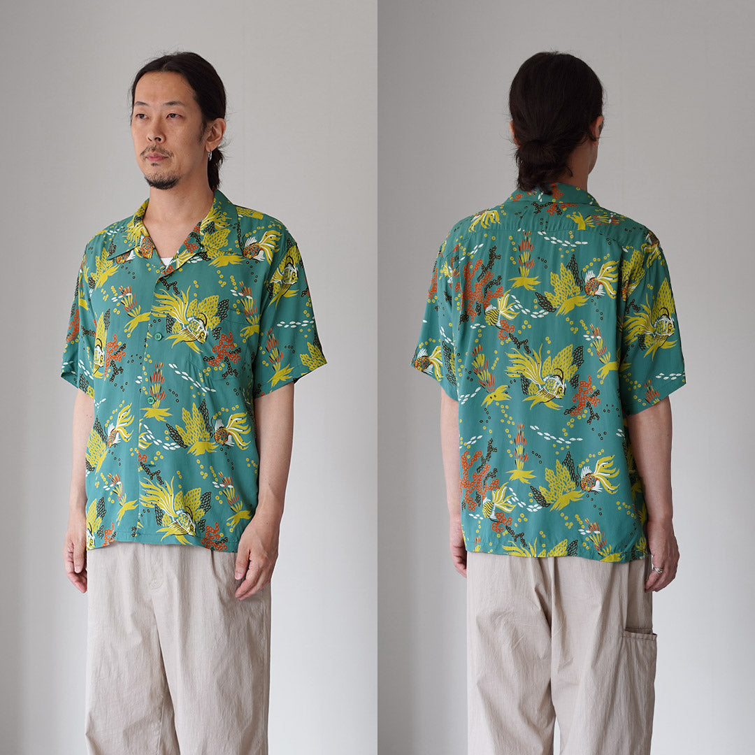 SUN SURF（サンサーフ） トロピカルフィッシュ アロハシャツ 日本製