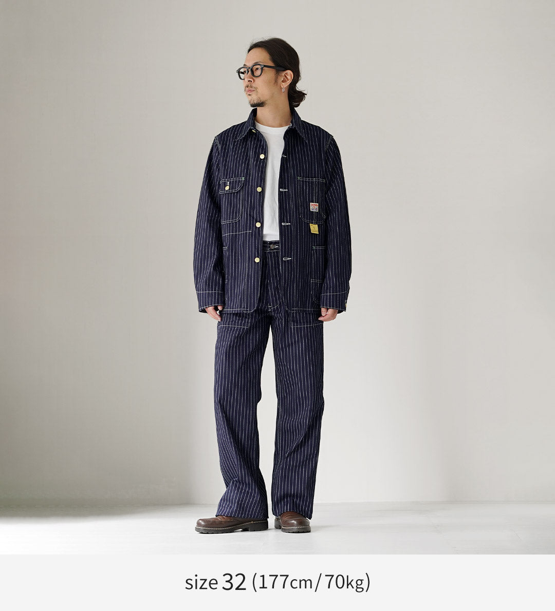 SUGAR CANE（シュガーケーン） 9oz ウォバッシュ ストライプ エンジニアパンツ 日本製