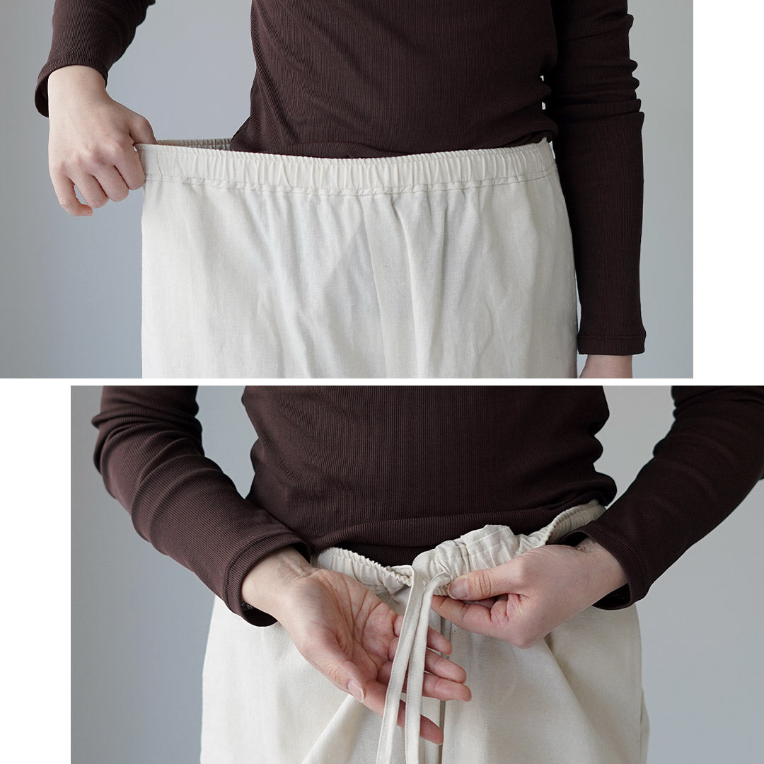 MARMARMAR（マーマーマー） リネンブレンド ワイドパンツ 日本製