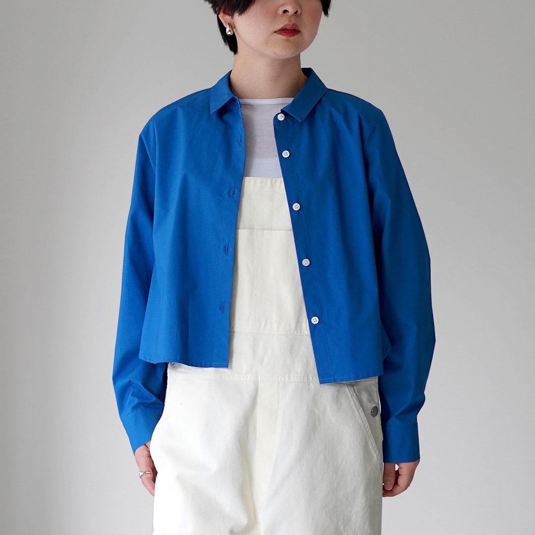 MARMARMAR（マーマーマー） ショートバック フリルシャツ 日本製