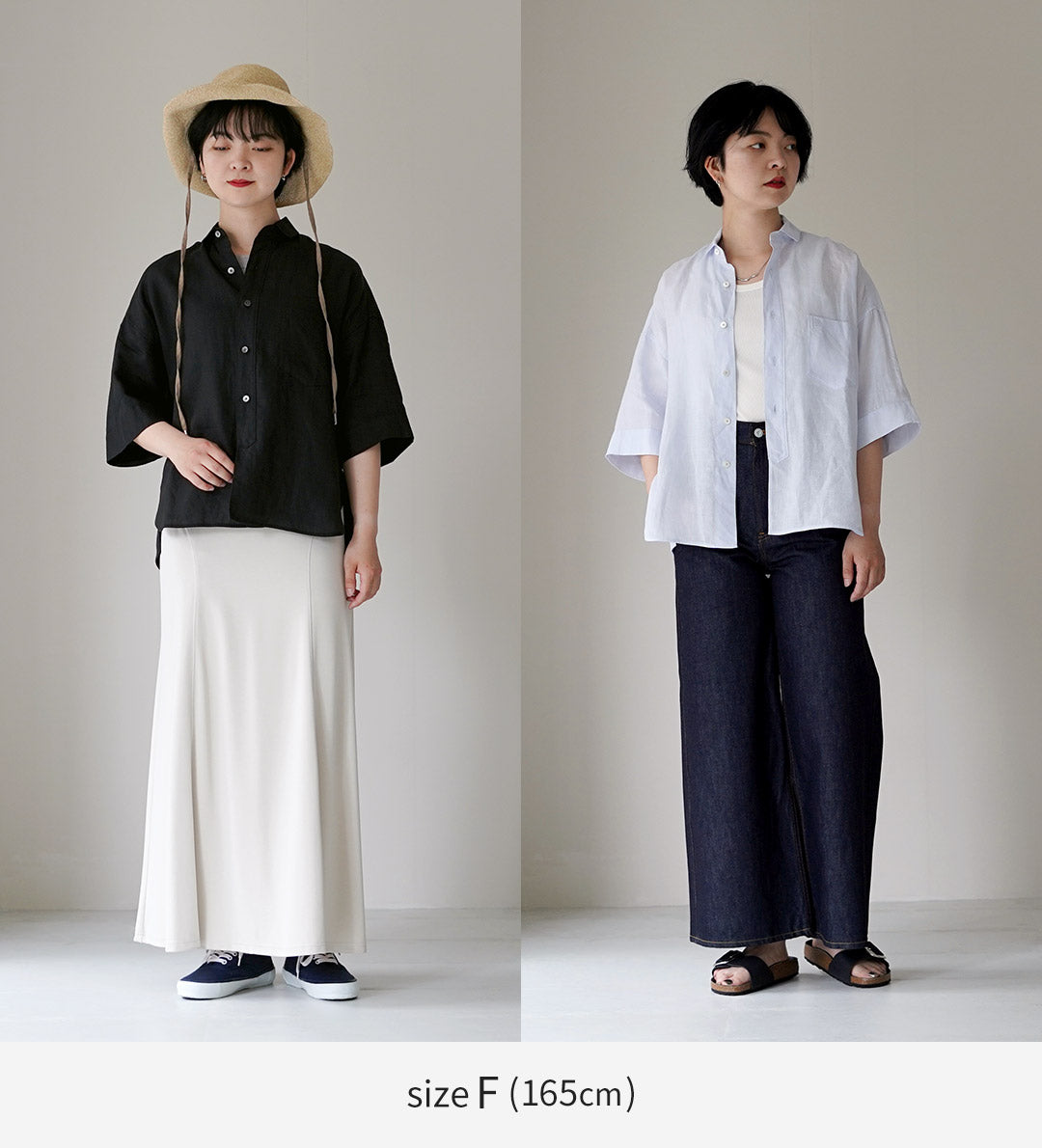 TICCA（ティッカ） リネン 半袖シャツ 日本製 / レディース ワイド 麻
