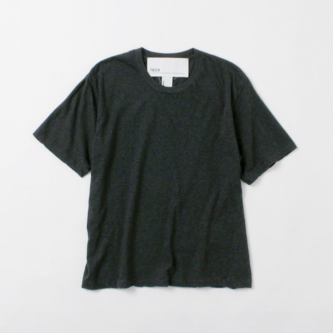 TICCA（ティッカ） エンブロイダリーTシャツ 日本製 / レディース 半袖