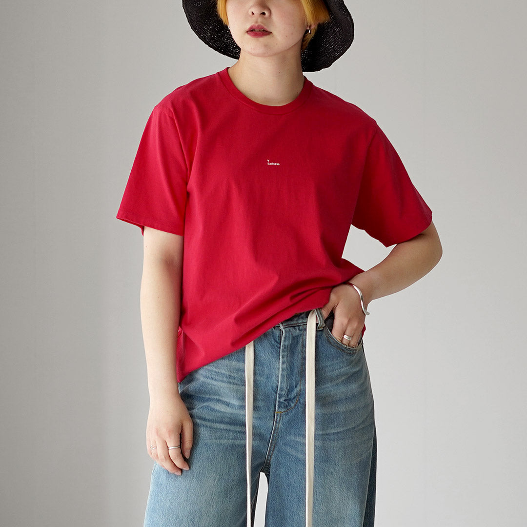 TICCA（ティッカ） Sadness Tシャツ 日本製 / レディース 半袖 ロゴ