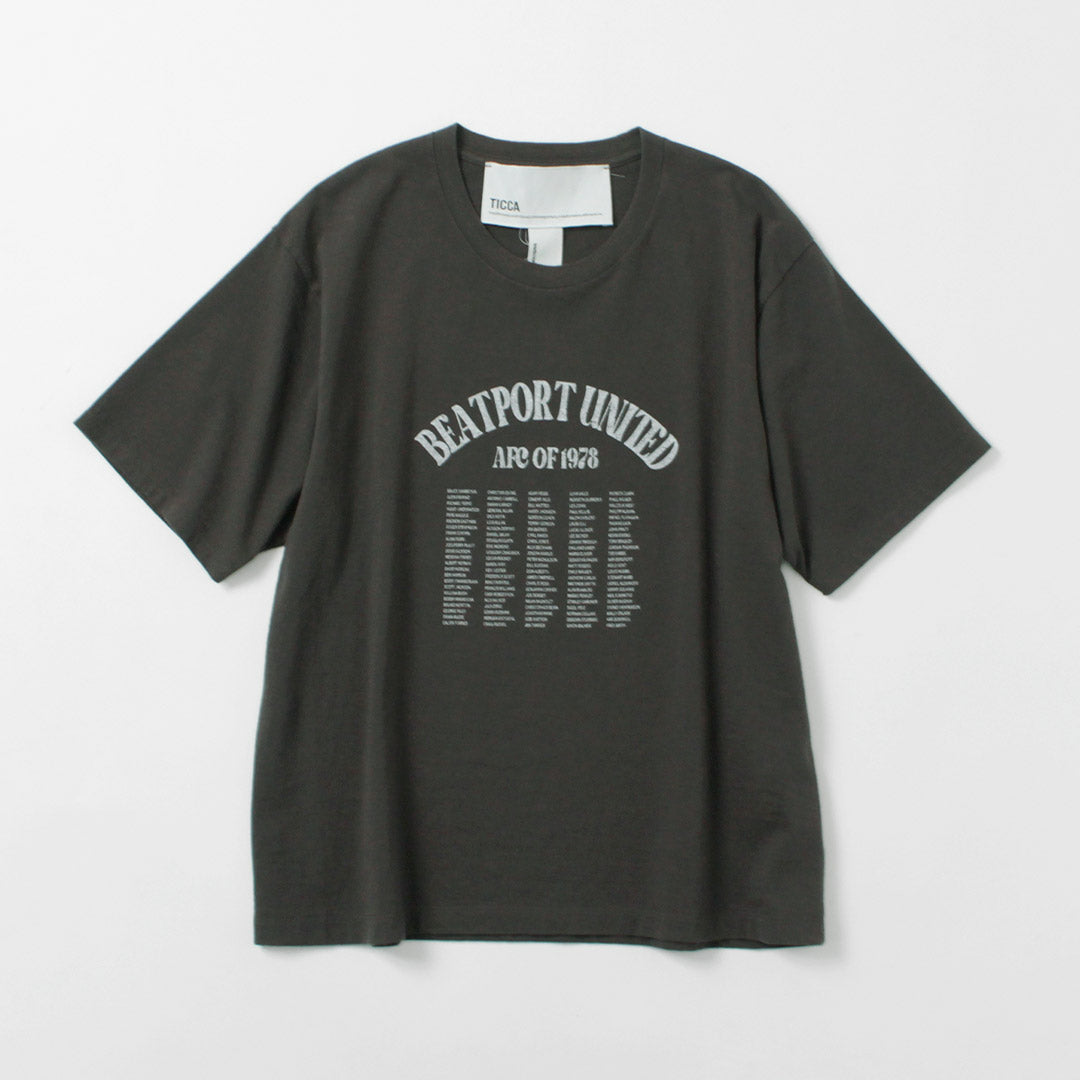 TICCA（ティッカ） ビートポート Tシャツ 日本製 / レディース 半袖