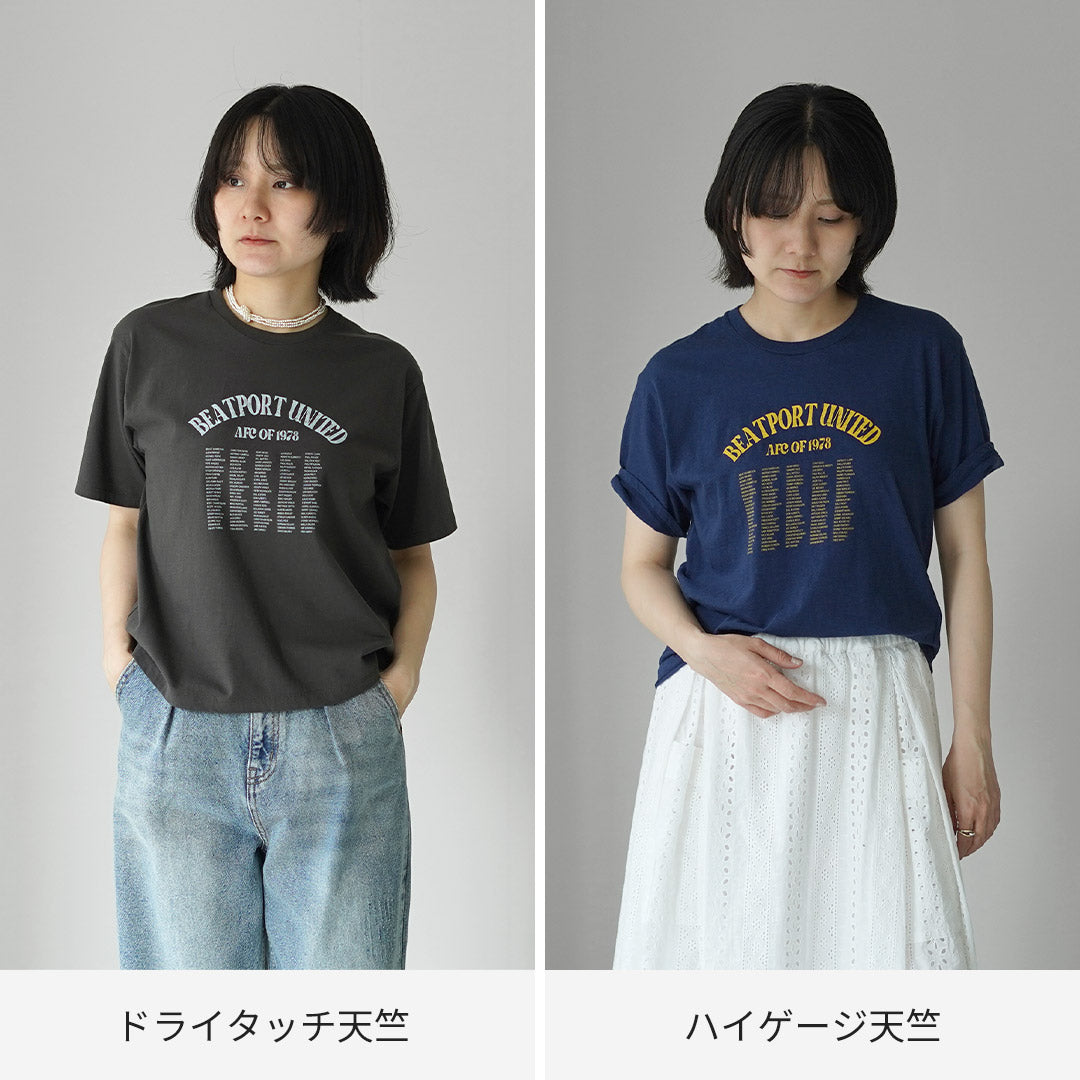 TICCA（ティッカ） ビートポート Tシャツ 日本製 / レディース 半袖