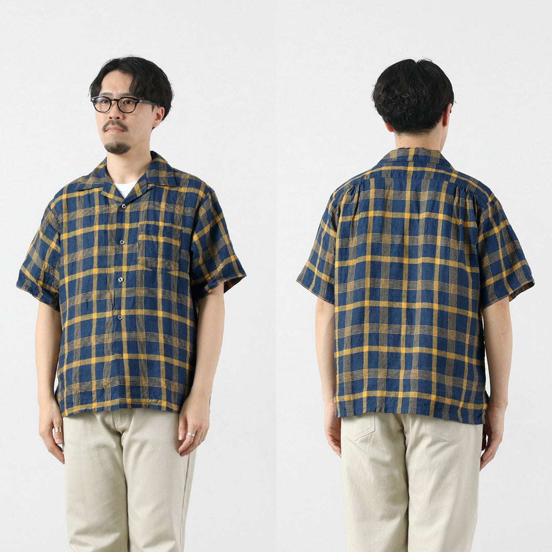 SEUVAS（ソウバス） リネン オープンカラーシャツ 日本製