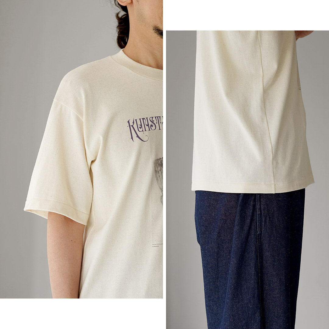 UNDYED（アンダイド） カール・ブロスフェルト プリントTシャツ