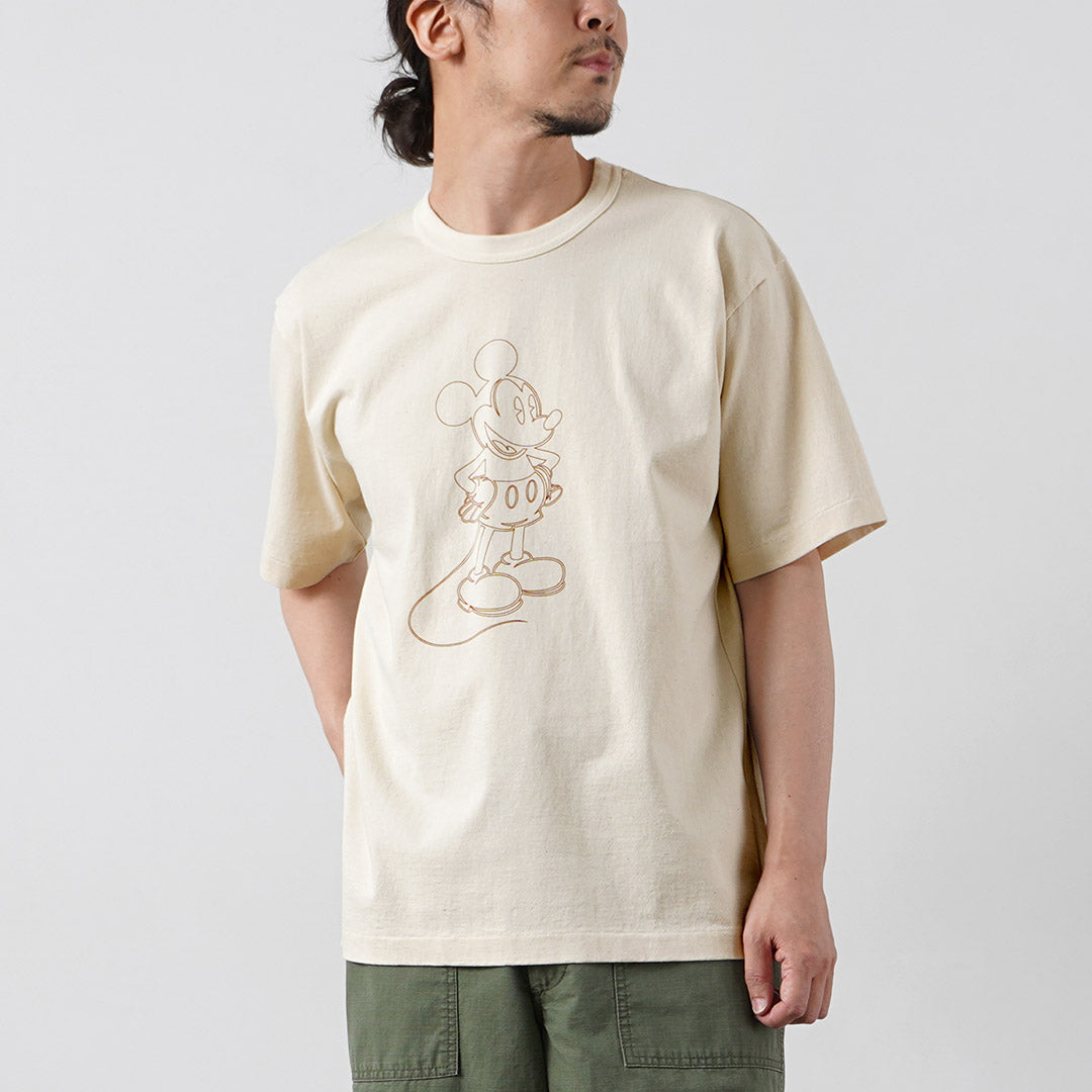 UNDYED（アンダイド） ジャクソンマティス コラボ ミッキーTシャツ 日本製