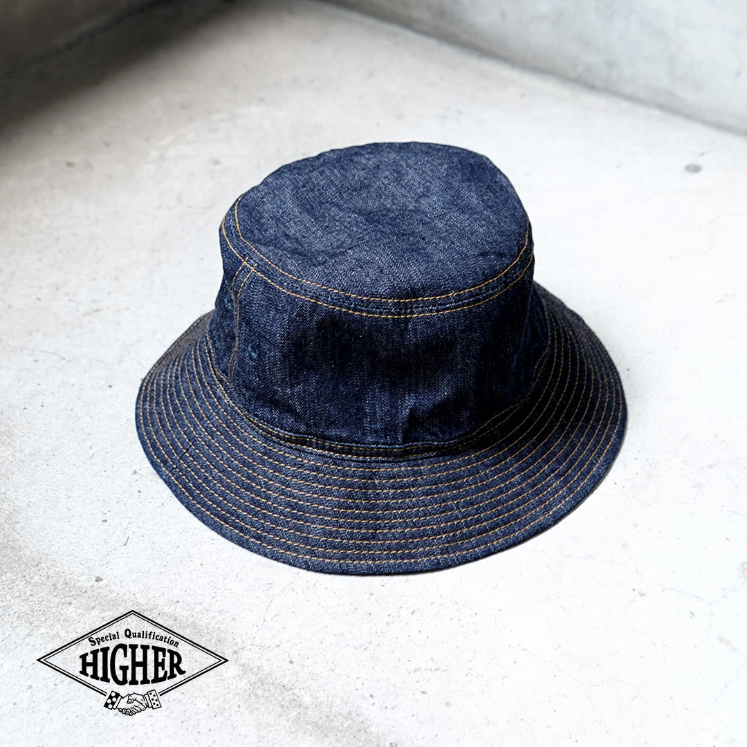 HIGHER（ハイアー） 10oz セルヴィッジデニム バケットハット 日本製
