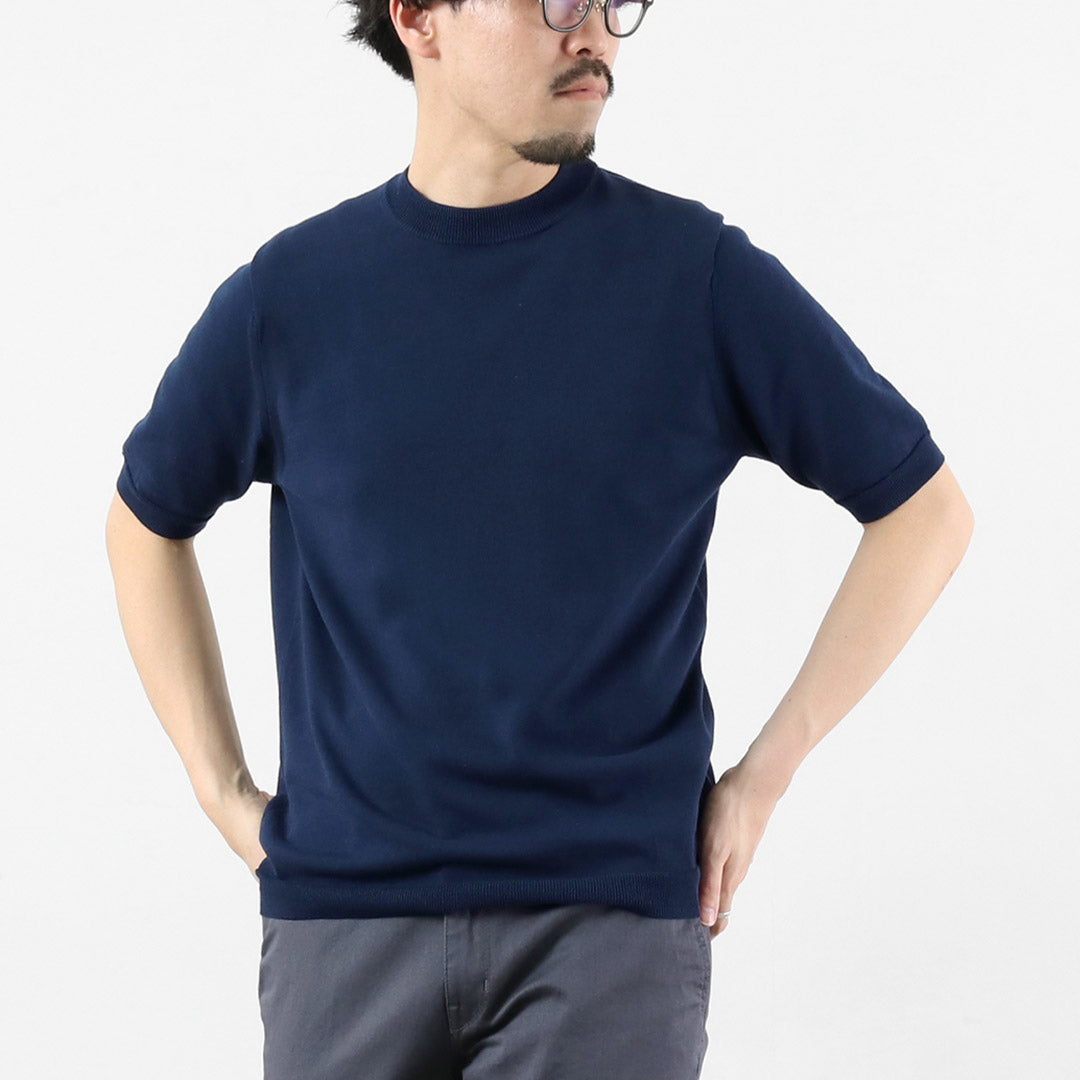 HARROWE HARROWE（ハロウハロウ） 14G アイスコットン スライトリー モックネックTシャツ