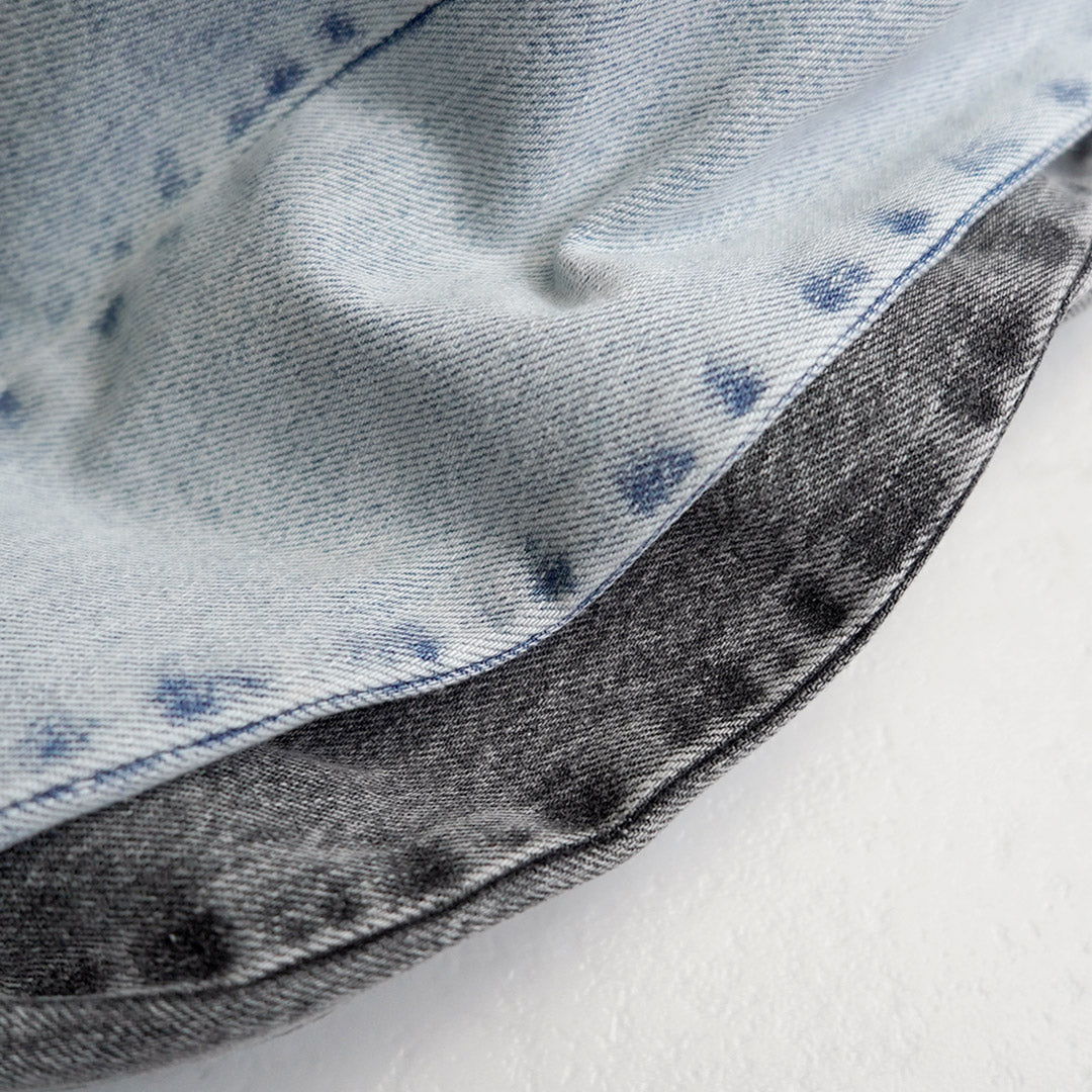 CYAN TOKYO（シアン トーキョー） 3Dタックケミカルワイド デニムパンツ