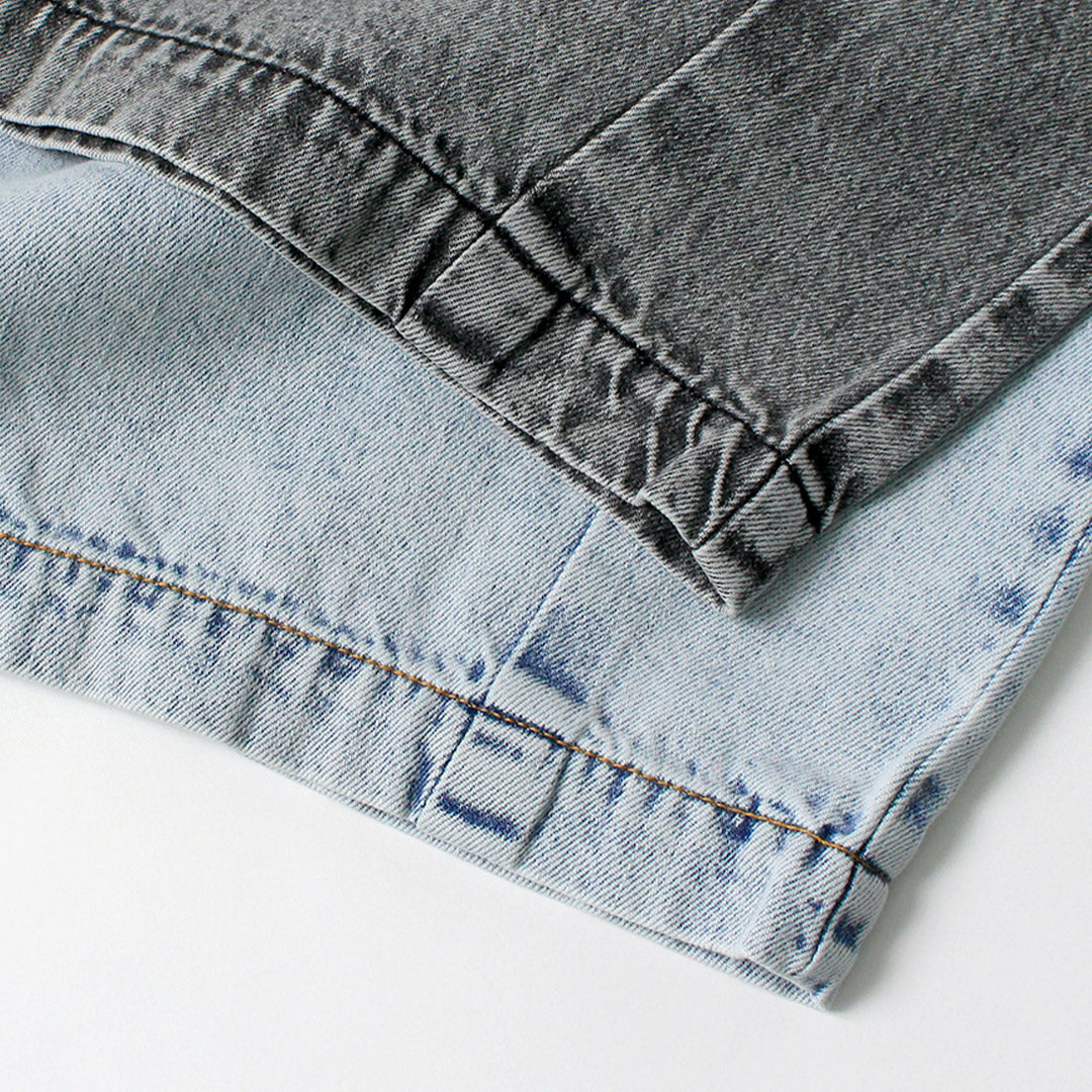 CYAN TOKYO（シアン トーキョー） 3Dタックケミカルワイド デニムパンツ