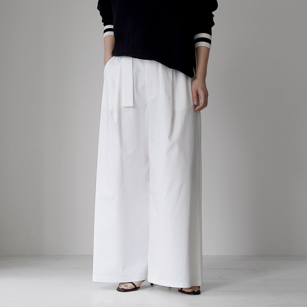 CYAN TOKYO（シアン トーキョー） オーバーベルトツイルワイドパンツ