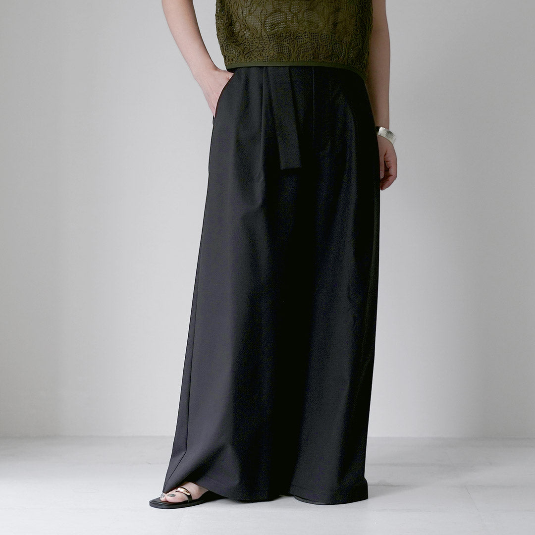 CYAN TOKYO（シアン トーキョー） オーバーベルトツイルワイドパンツ