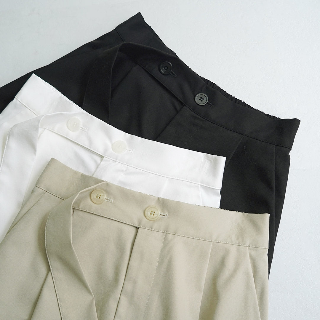 CYAN TOKYO（シアン トーキョー） オーバーベルトツイルワイドパンツ