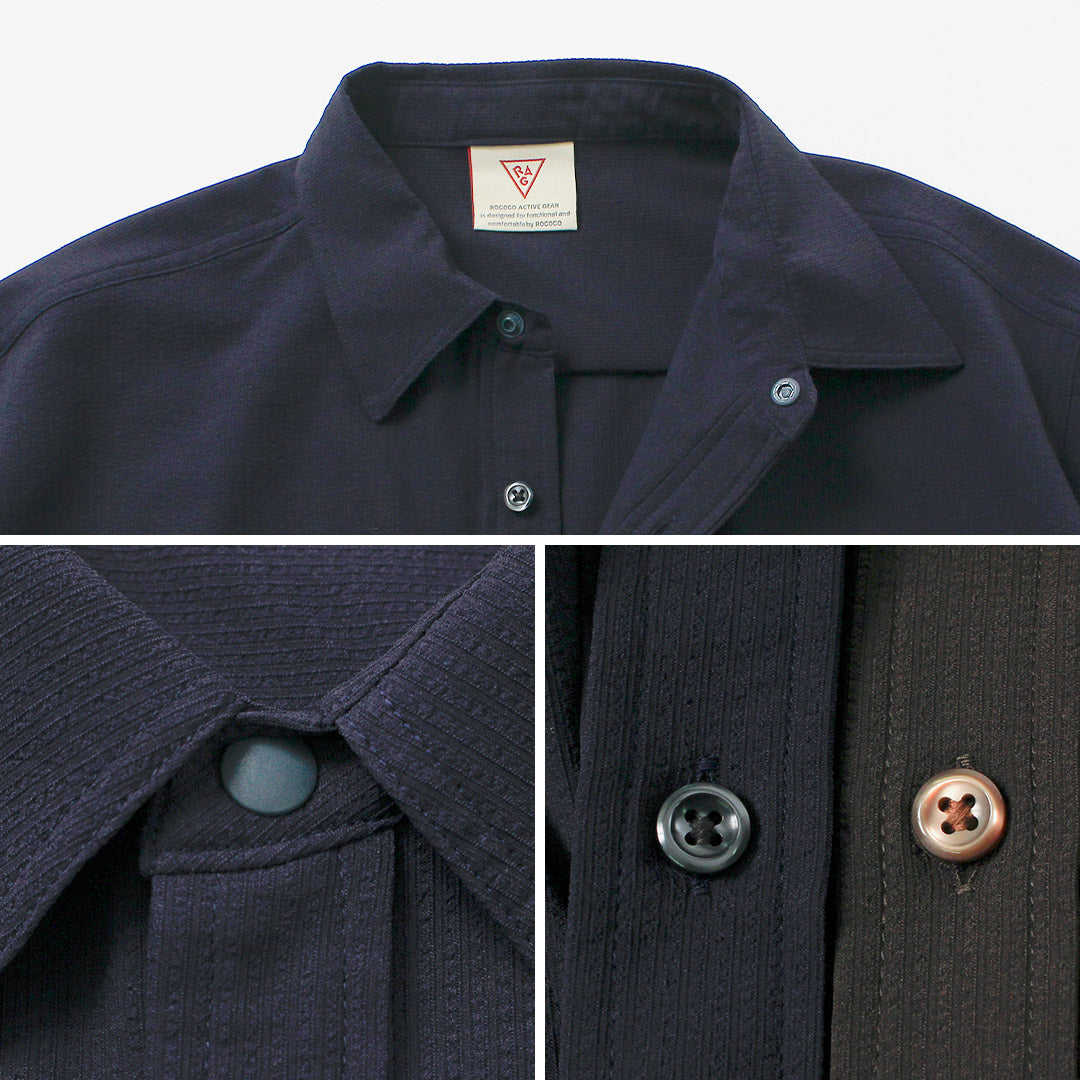 RAG（ラグ） ブリージングサッカー ショートスリーブ シャツ 日本製