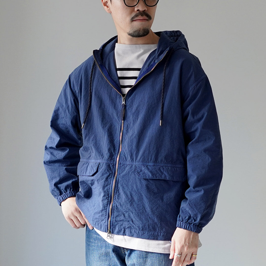 マリングロートリトン　衿付パーカー　L　日本製 マリングロートリトン 衿付パーカー L 日本製 マリングロートリトン 衿