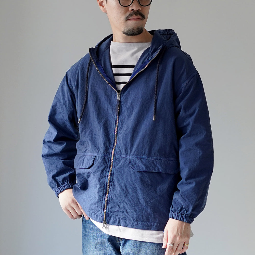 HARROWE HARROWE（ハロウハロウ） マリンパーカー / メンズ 長袖 日本製 ナイロン 製品染め ダブルジップ｜ROCOCO ...