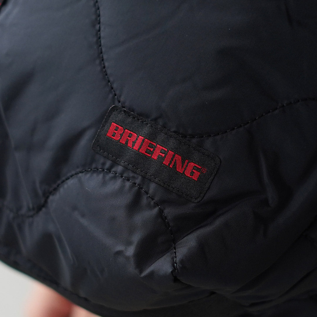 BRIEFING（ブリーフィング） キルテッド ジャンパー M　ショルダーバッグ A4