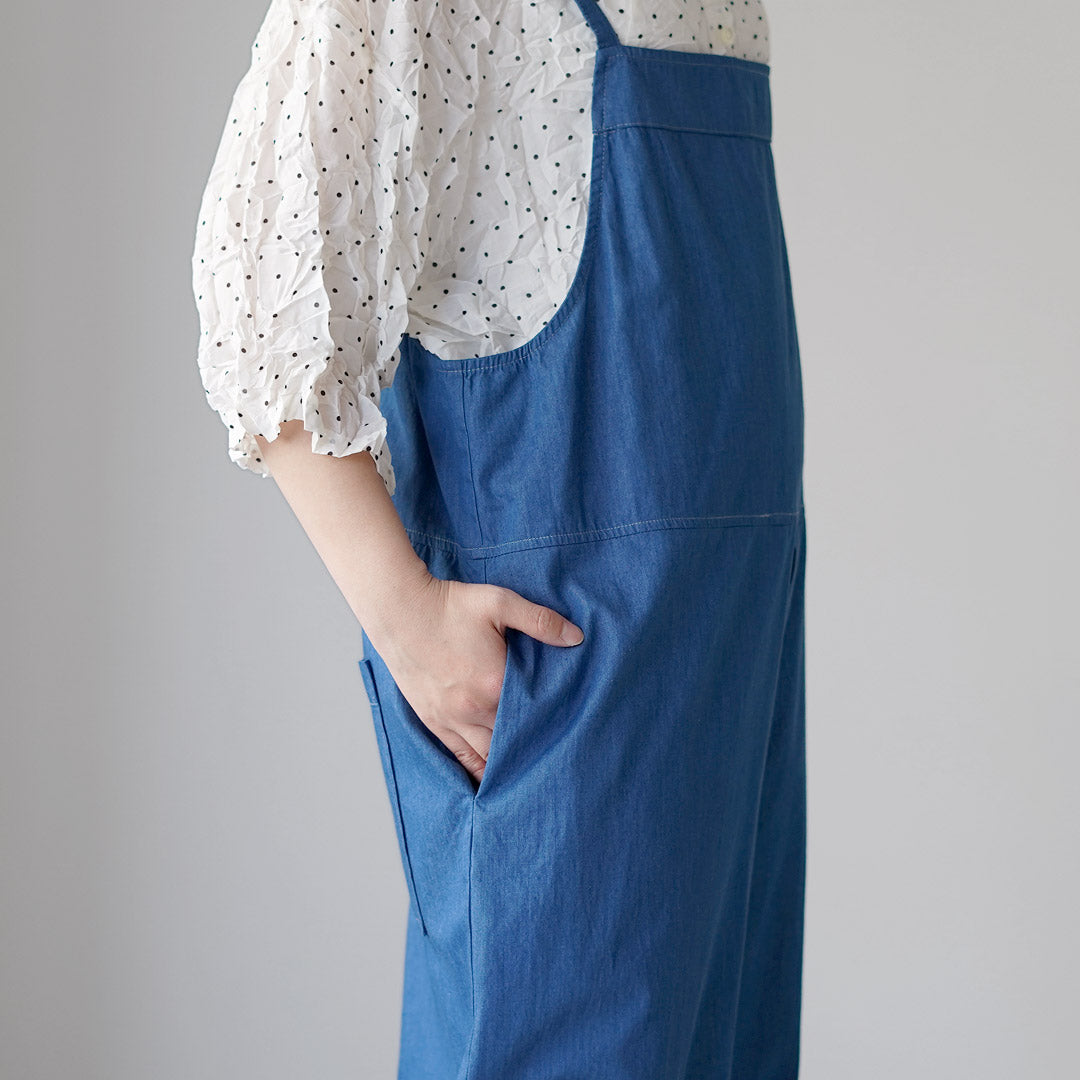 MAO MADE（マオメイド） 別注 スーパーライトデニム サロペット