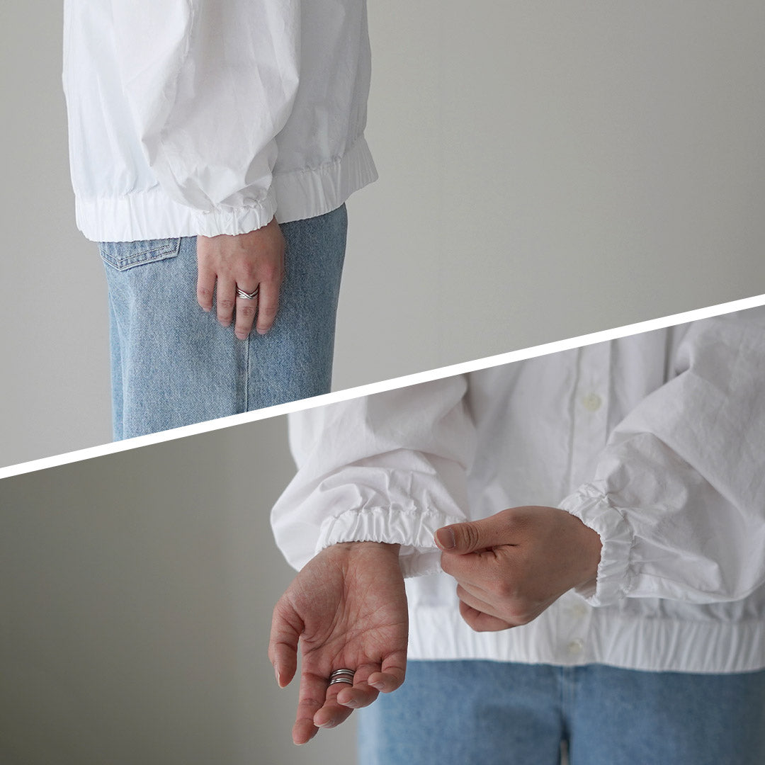 MIDIUMI（ミディウミ） ワイドシャツ ブルゾン 日本製