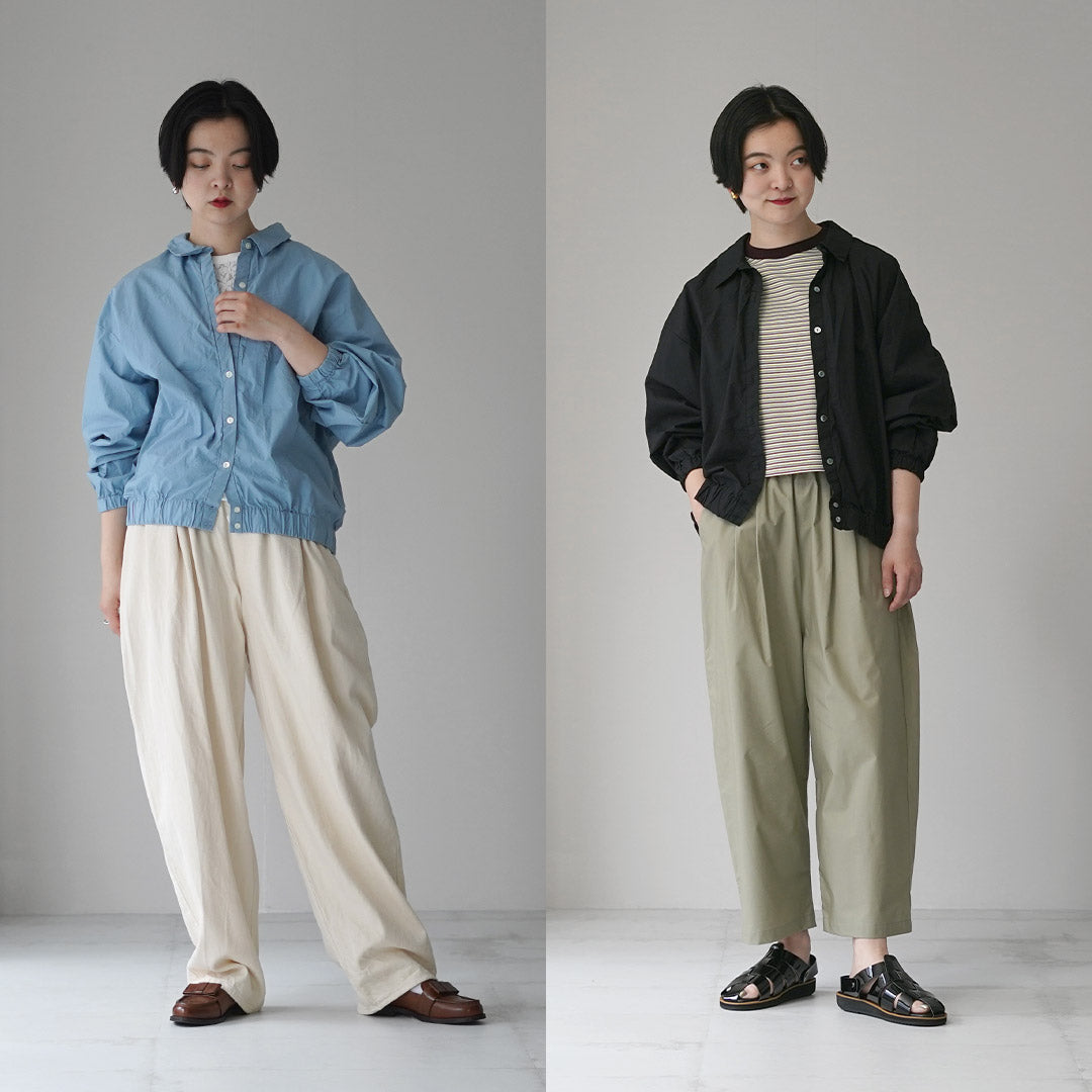 MIDIUMI（ミディウミ） ワイドシャツ ブルゾン 日本製