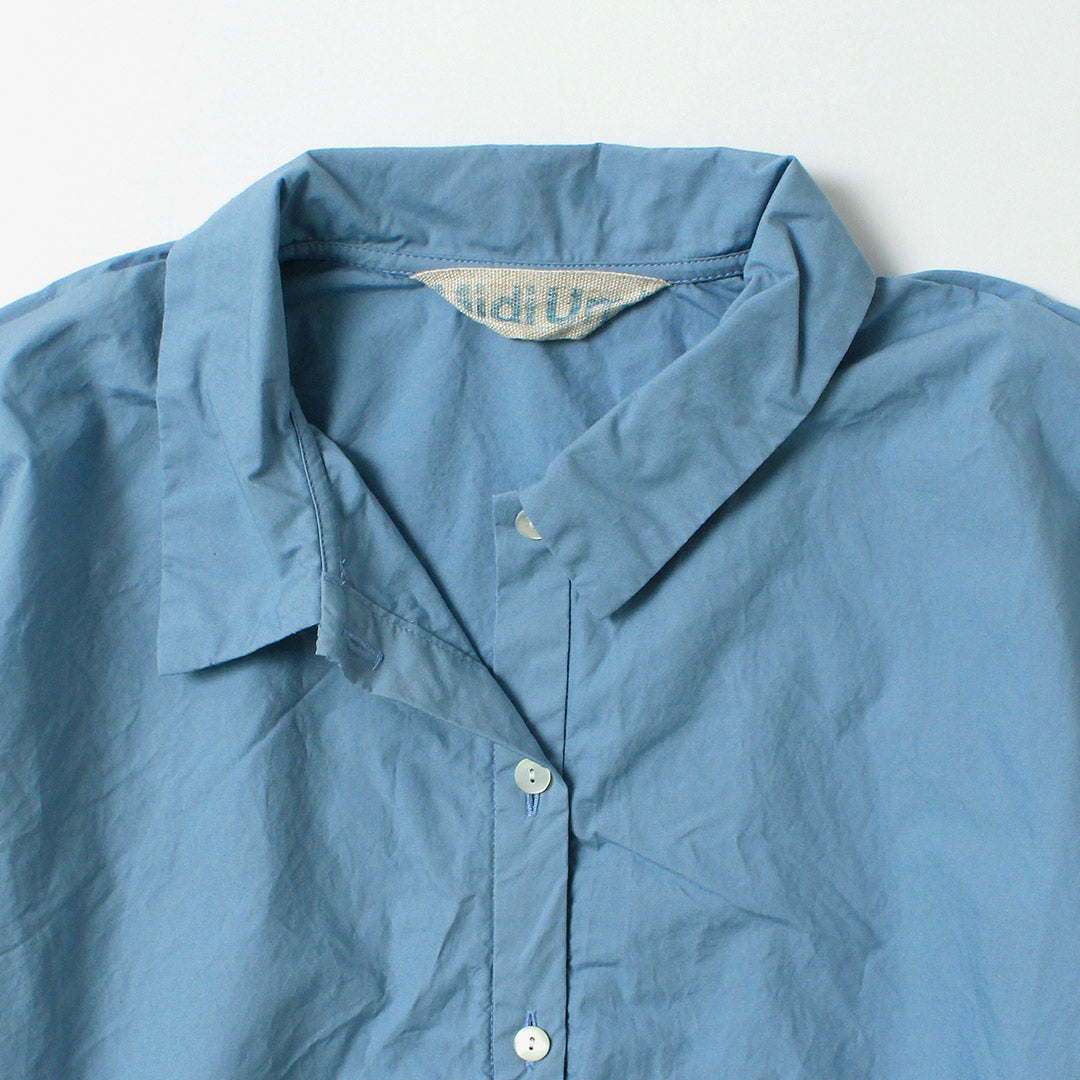 MIDIUMI（ミディウミ） ワイドシャツ ブルゾン 日本製