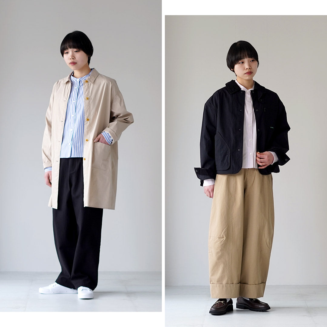 MIDIUMI（ミディウミ） パターン ショートシャツ 日本製