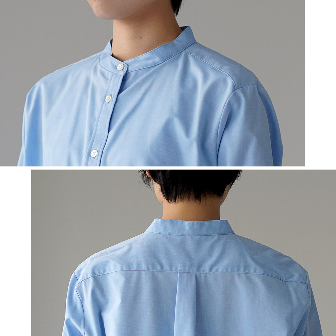 MIDIUMI（ミディウミ） パターン ショートシャツ 日本製