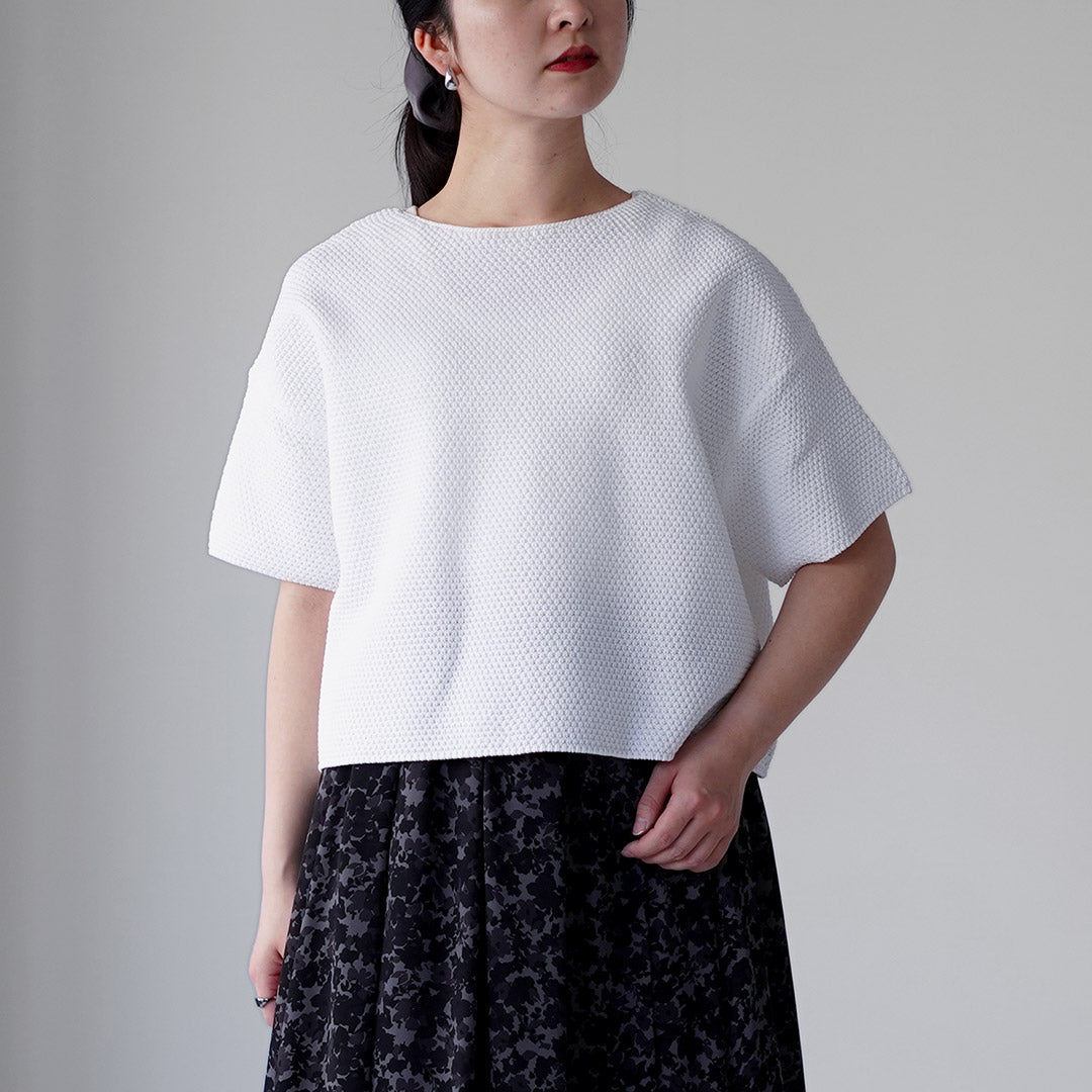 mizuiro ind（ミズイロインド） ショートワイド プルオーバー Tシャツ