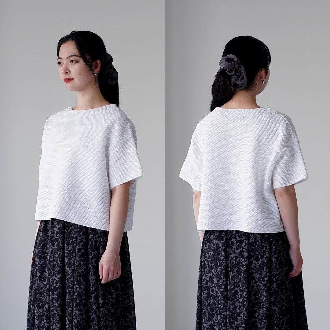 mizuiro ind（ミズイロインド） ショートワイド プルオーバー Tシャツ