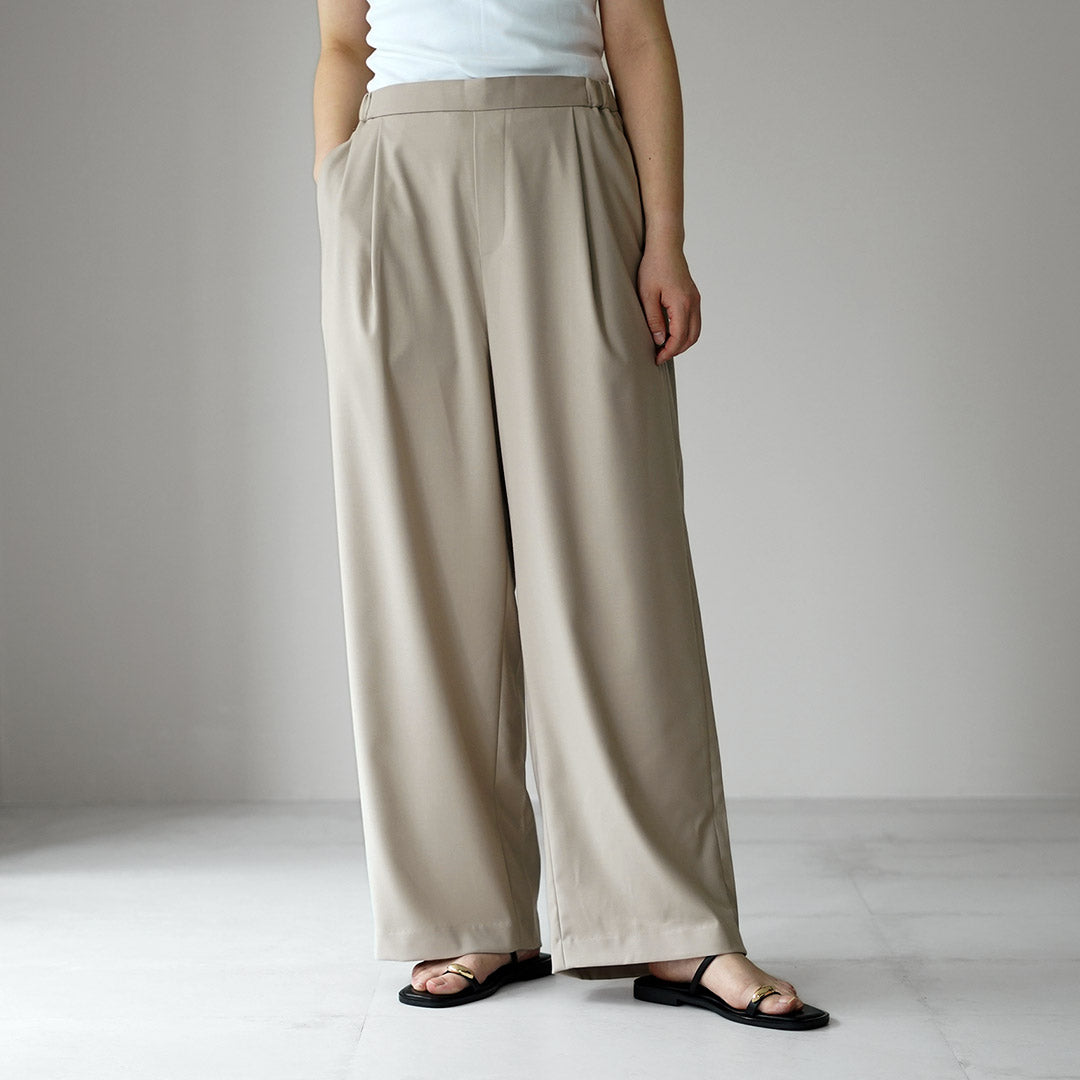 mizuiro ind（ミズイロインド） 2タック スラックス 日本製