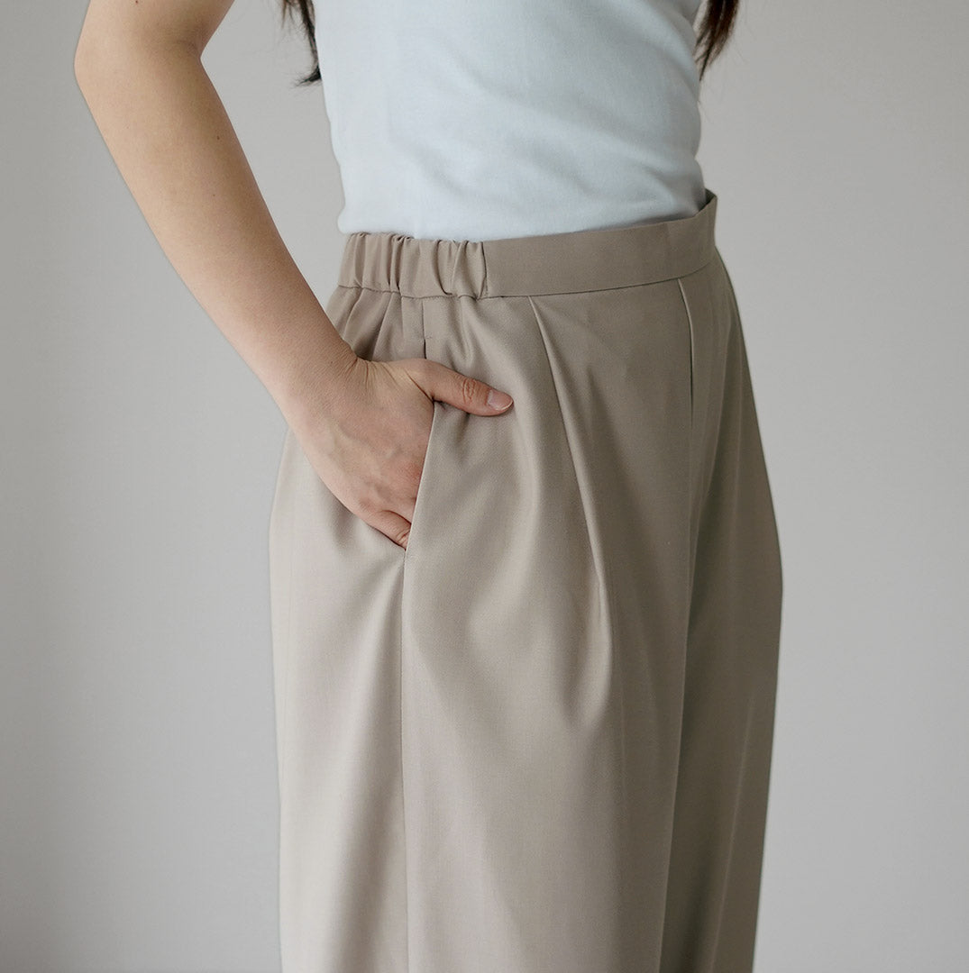 mizuiro ind（ミズイロインド） 2タック スラックス 日本製