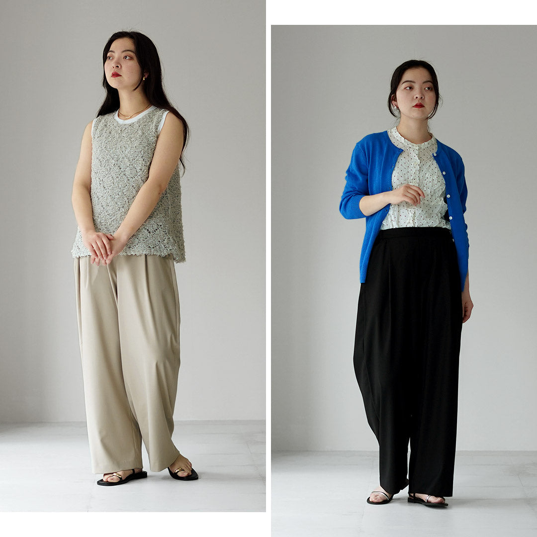 mizuiro ind（ミズイロインド） 2タック スラックス 日本製