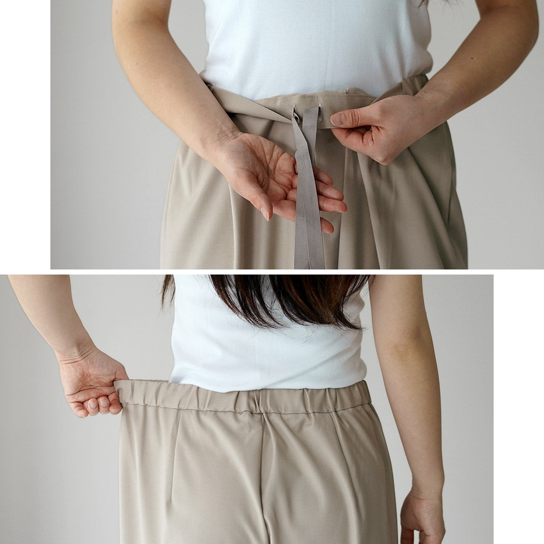 mizuiro ind（ミズイロインド） 2タック スラックス 日本製