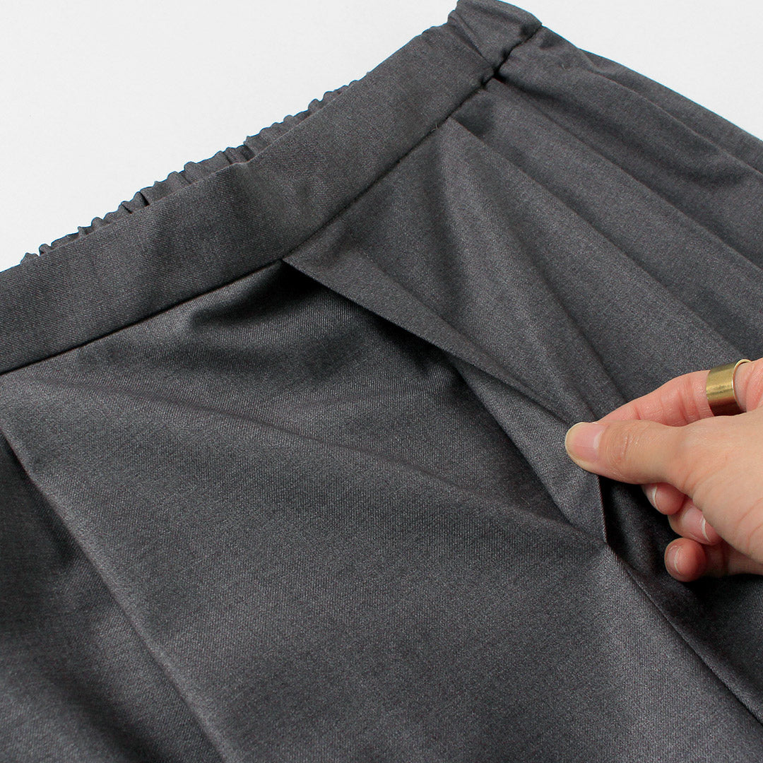 mizuiro ind（ミズイロインド） 2タック スラックス 日本製