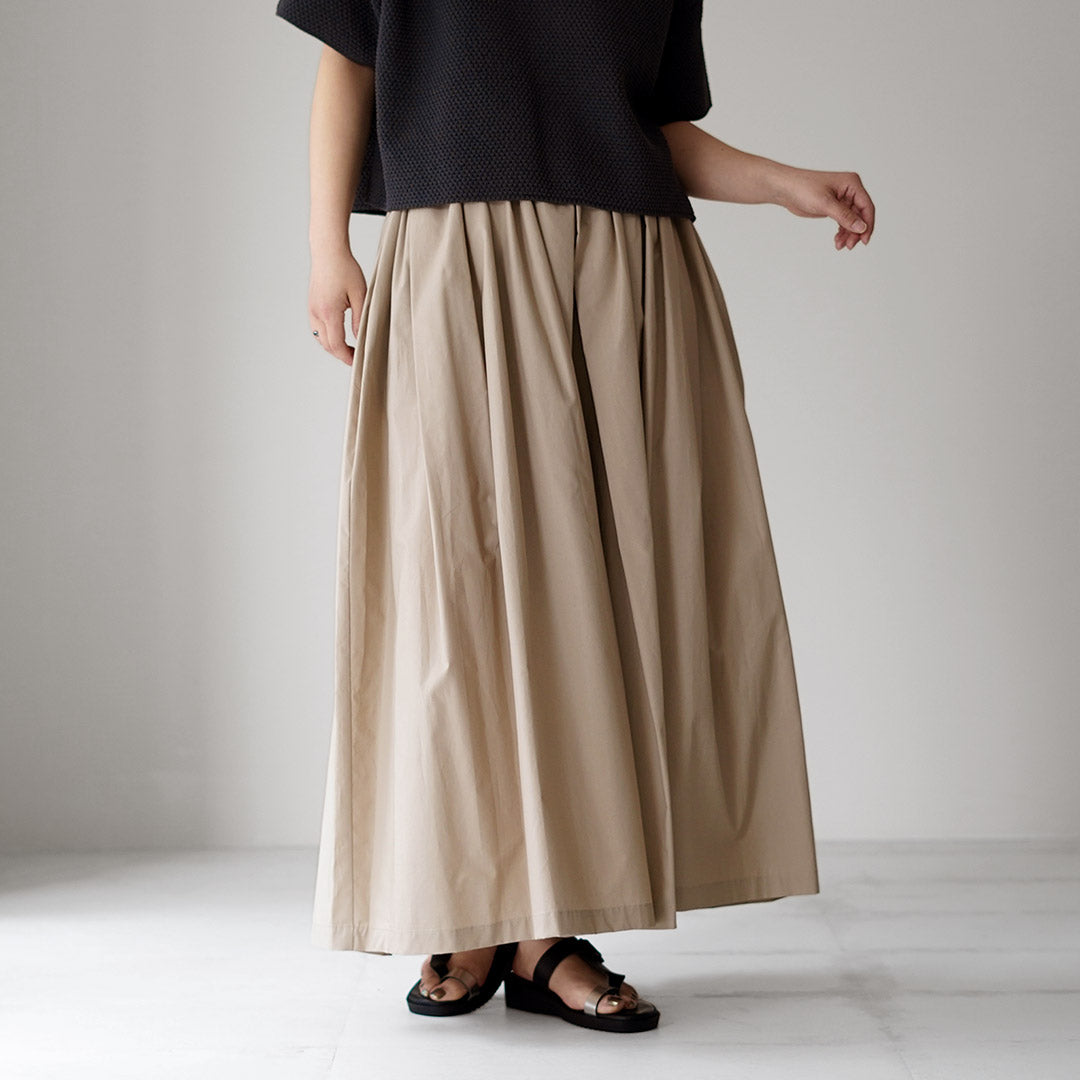 mizuiro ind（ミズイロインド） ボリュームフレア パンツ 日本製