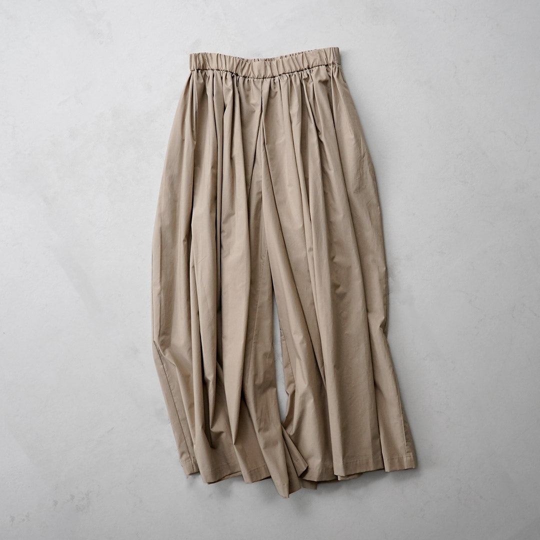 mizuiro ind（ミズイロインド） ボリュームフレア パンツ 日本製