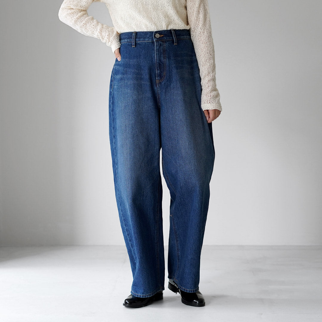 mizuiro ind（ミズイロインド） ハイウエスト デニムパンツ ヴィンテージ 日本製