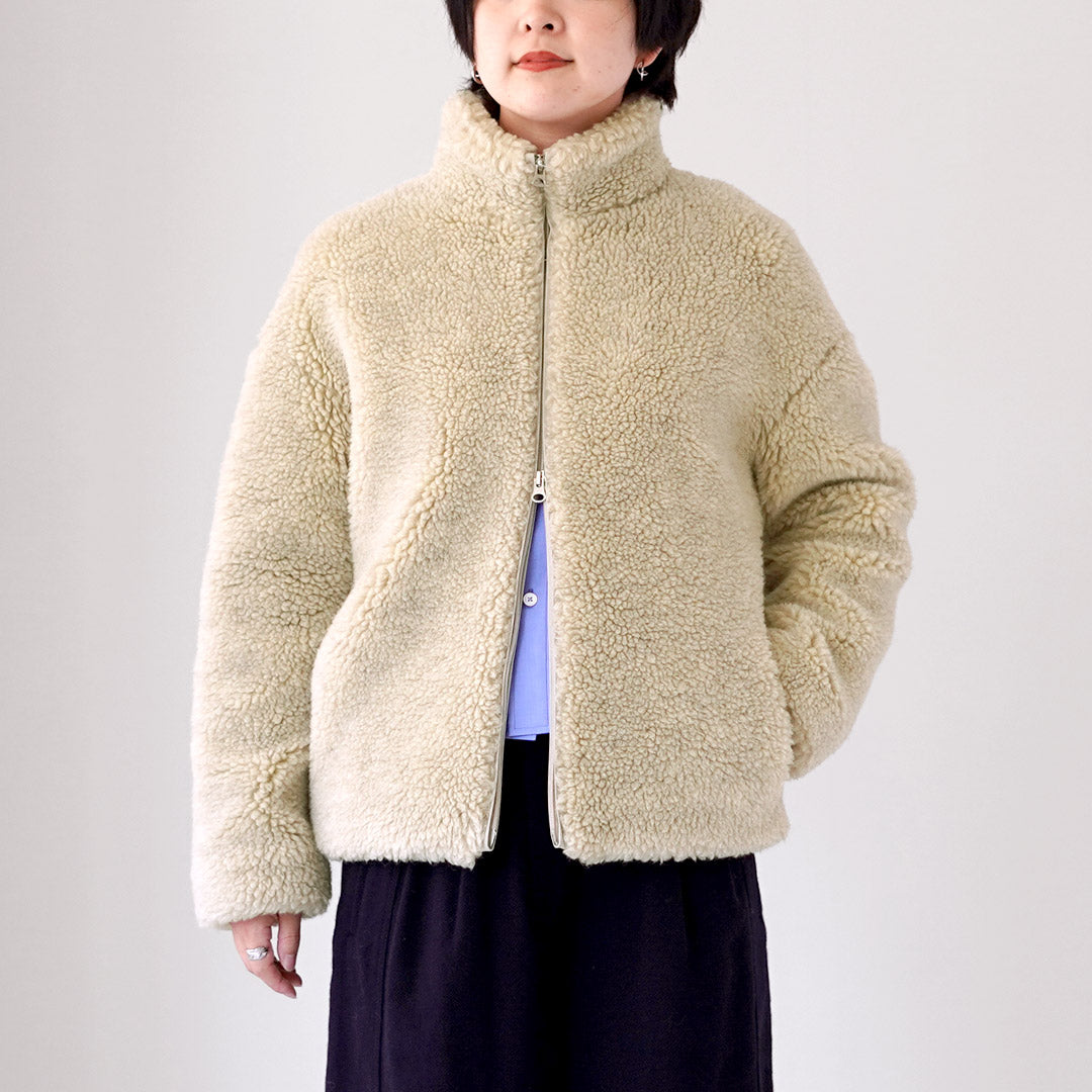 TICCA（ティッカ） WOOLファーブルゾン 日本製
