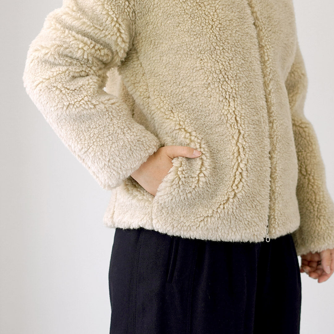 TICCA（ティッカ） WOOLファーブルゾン 日本製