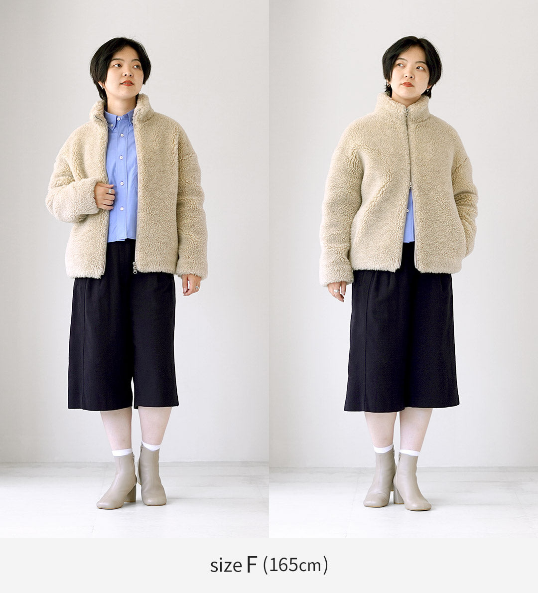 TICCA（ティッカ） WOOLファーブルゾン 日本製