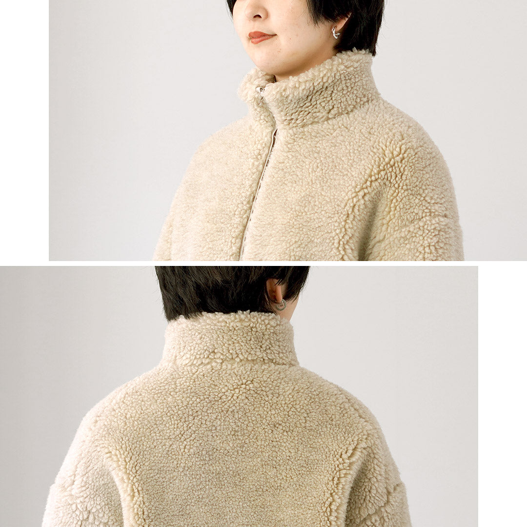 TICCA（ティッカ） WOOLファーブルゾン 日本製