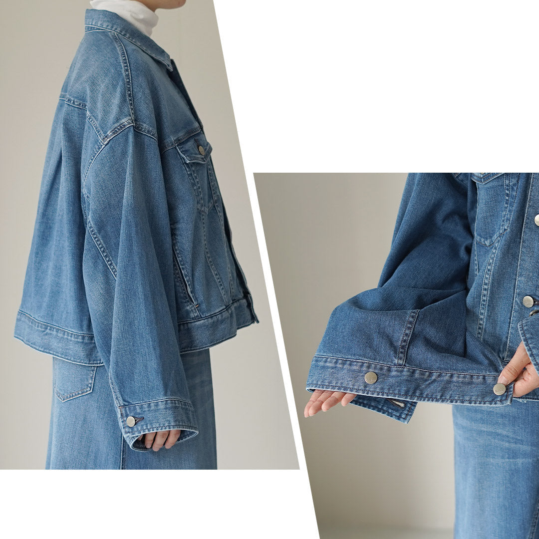 HEALTHY DENIM（ヘルシーデニム） Latte ワイドデニムジャケット