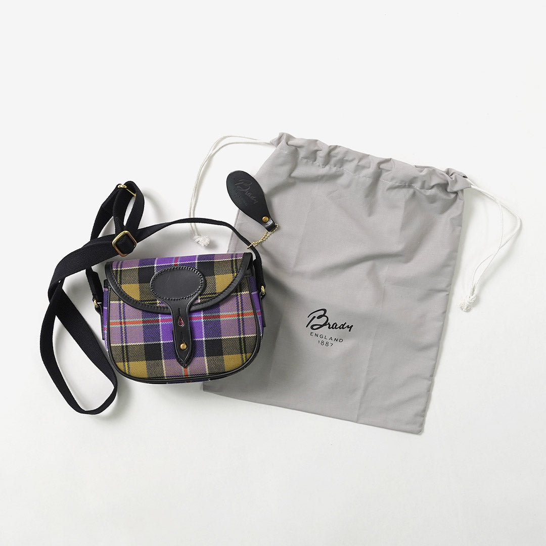 BRADY（ブレディ） ＃COLNE MINI コルネ ミニショルダー ロキャロン ウールチェック イギリス製