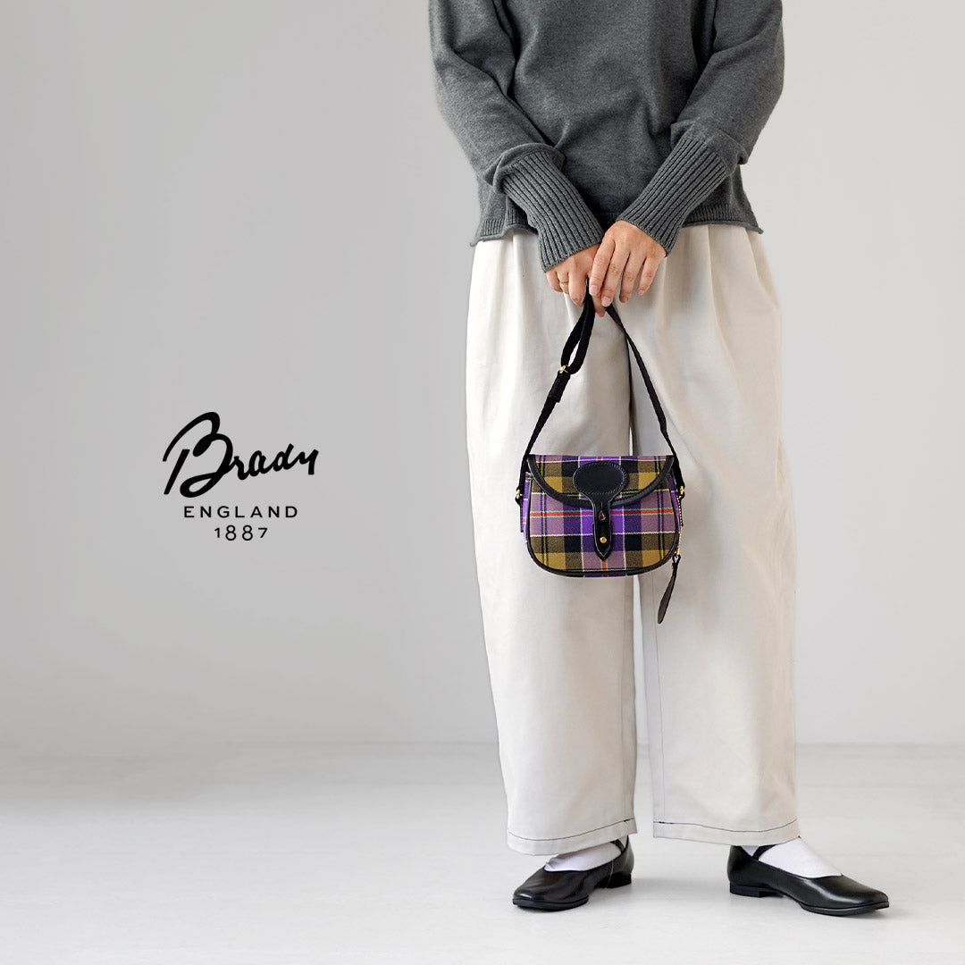 BRADY（ブレディ） ＃COLNE MINI コルネ ミニショルダー ロキャロン ウールチェック イギリス製