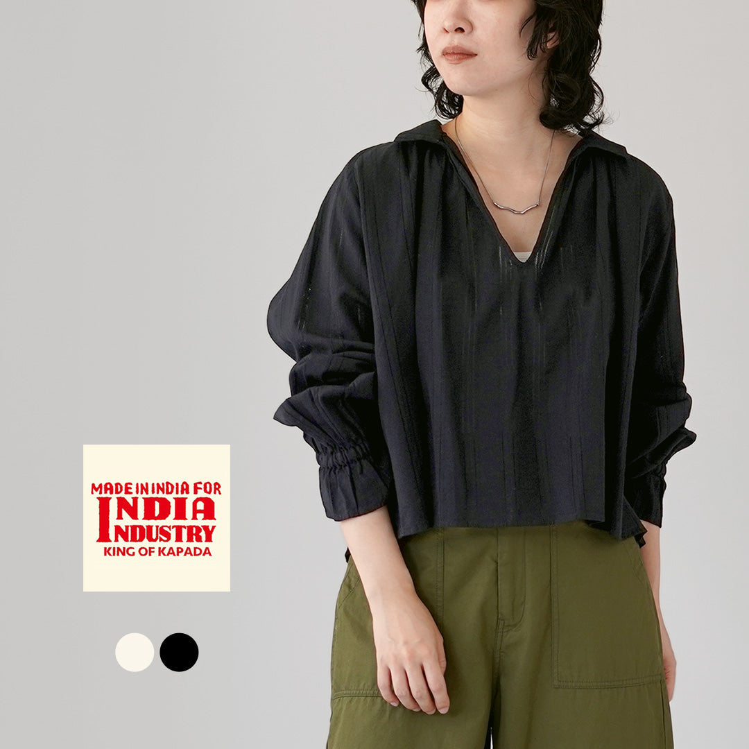 INDIA INDUSTRY（インディアインダストリー） スキッパー シャツ