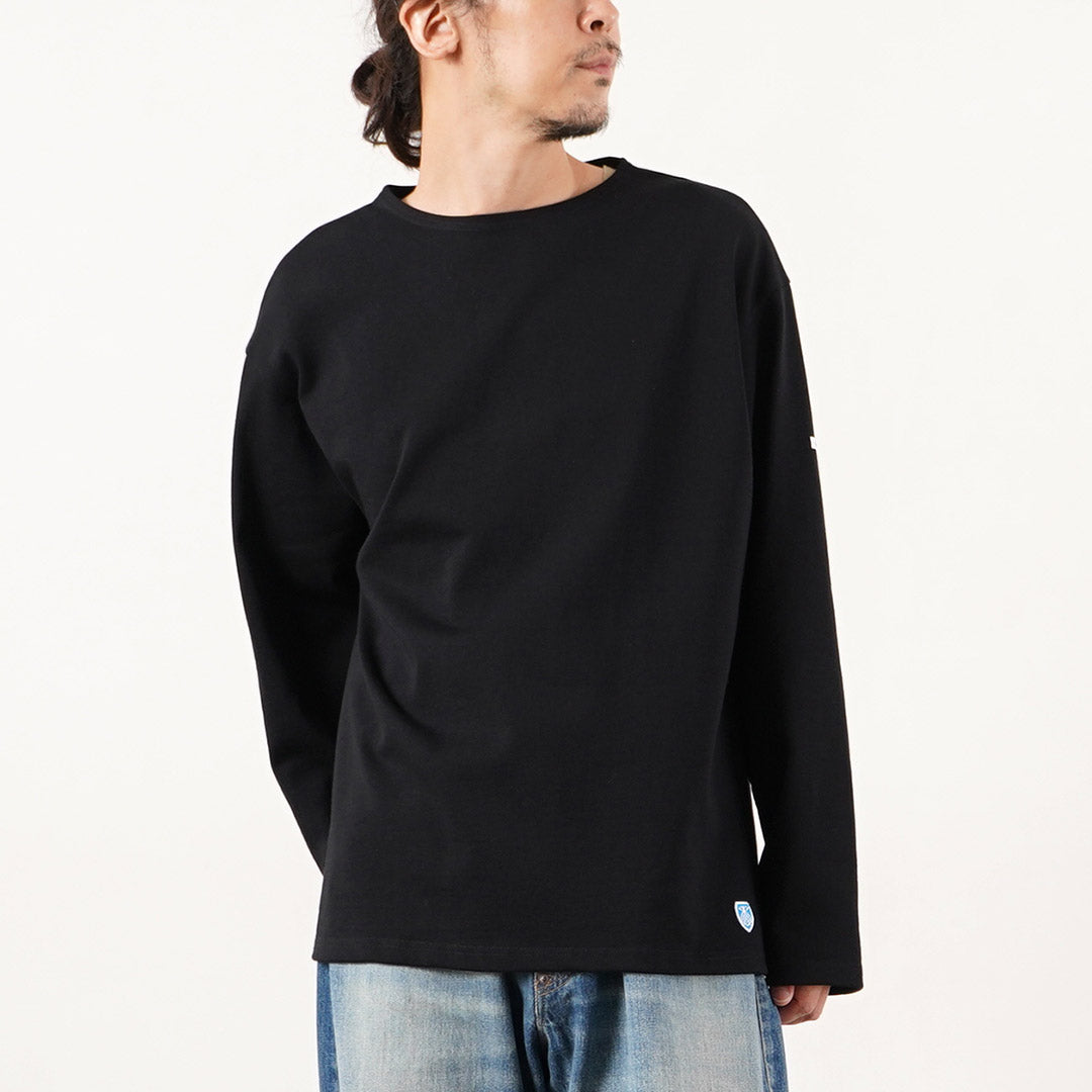 ORCIVAL（オーシバル） クルーネック L/S PO カットソー フレンチバスクシャツ フランス製