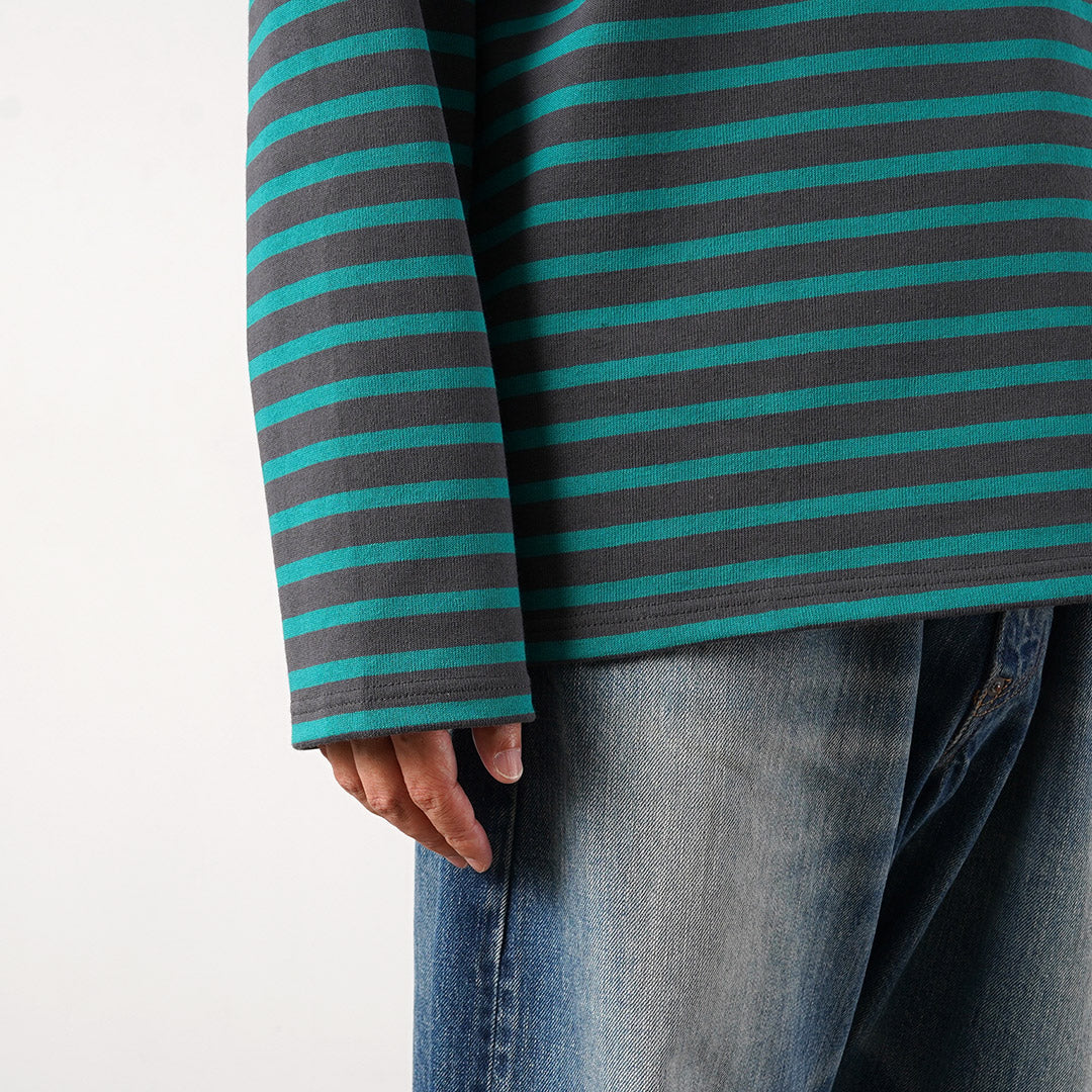 ORCIVAL（オーシバル） クルーネック L/S PO カットソー フレンチバスクシャツ フランス製